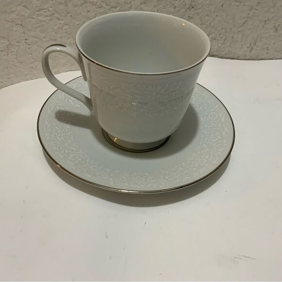 Set of 2- Grace Fine China Japan-Concerto-Tea Cups w/Saucers - Picture 4 of 4